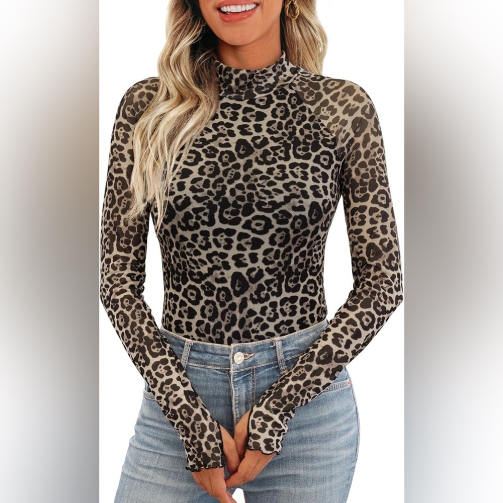 Animal print top